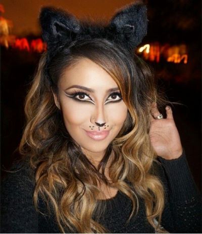 How To Do Cat Face Makeup For Halloween
